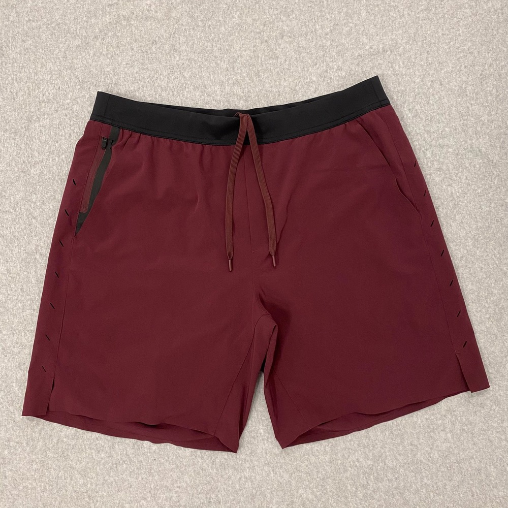 Ten Thousand Shorts Mens XL Burgundy The Interval 7" Lined